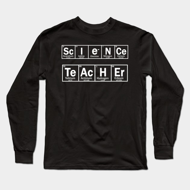 science teacher Long Sleeve T-Shirt by Context